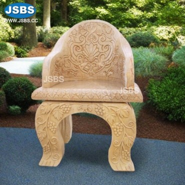 Marble Single Seat with Back, JS-T028